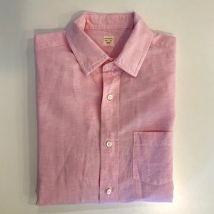 Crewcuts Linen Blend Button Down Shirt